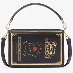 KATE SPADE DISNEY BEAUTY AND THE BEAST 3D BOOK CROSSBODY BAG! Princess Belle NWT